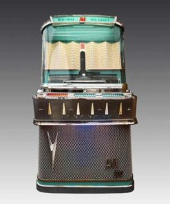 Original 1958 AMI I 200 Vinyl Jukebox With Spearmint Trim